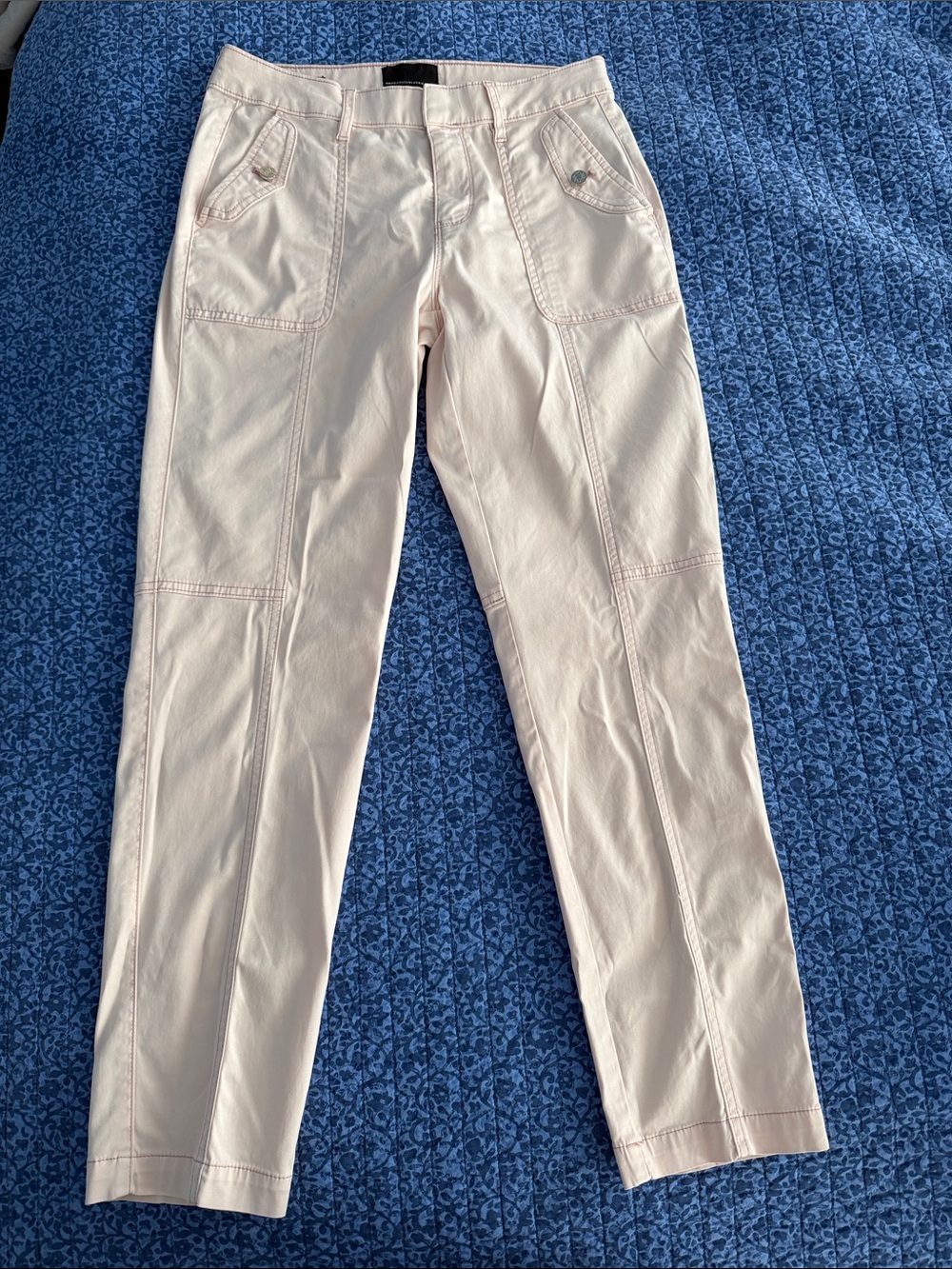White House black market Light Pink Tailored Stretchy Pants sz4